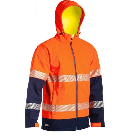 Picture of Bisley, Taped Hi Vis Ripstop Bonded Fleece Jacket